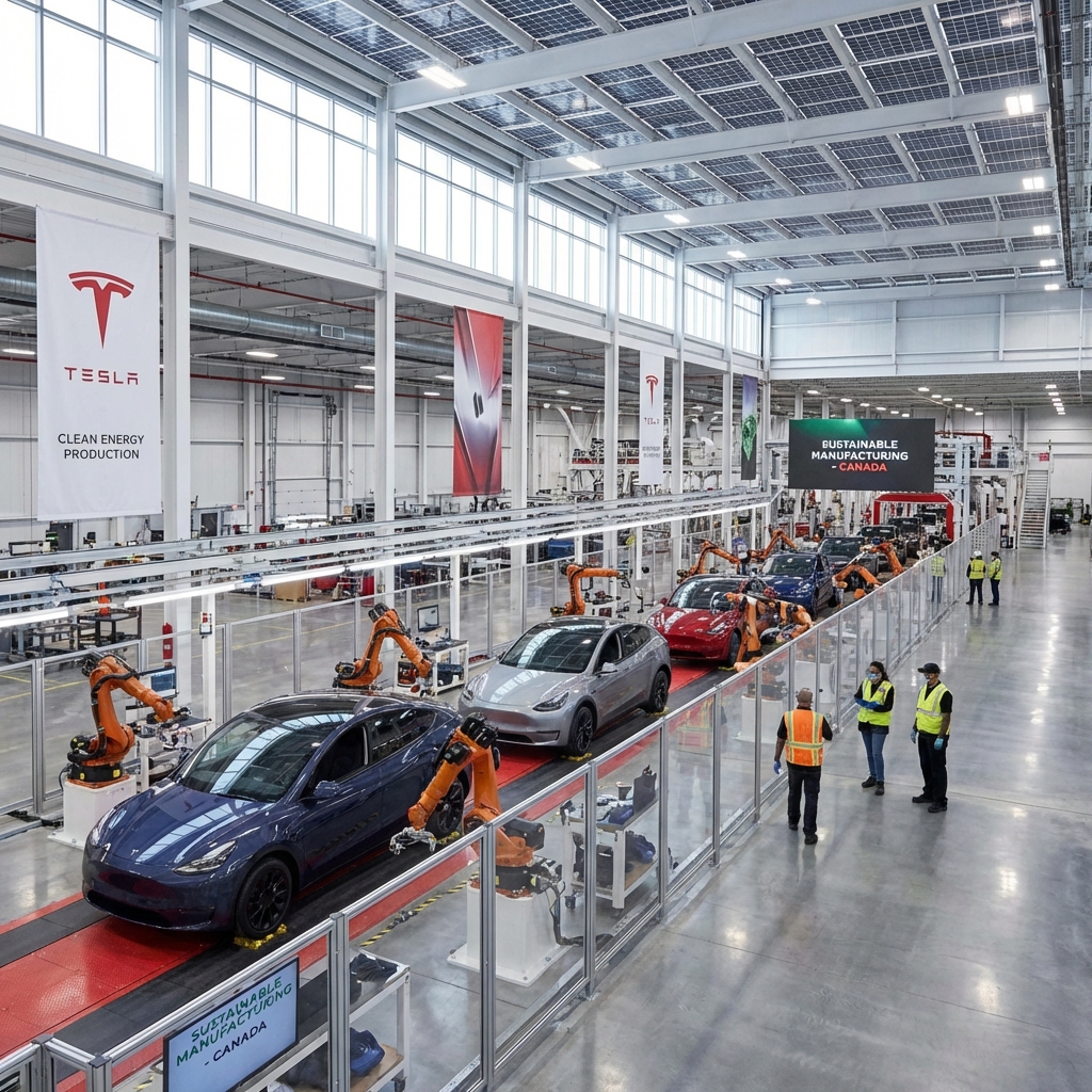 テスラカナダ市場