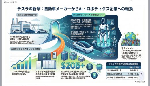 【テスラ戦略分析】AIとロボティクスへの完全転換：2025年の成果と未来の展望