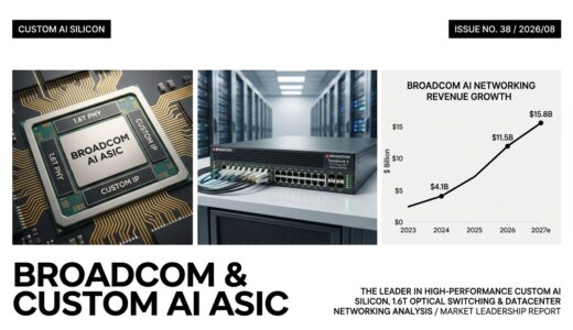 【2026/08/14】ブロードコム（AVGO）徹底分析：カスタムAIチップ（ASIC）受注拡大と次世代ネットワークインフラ独占
