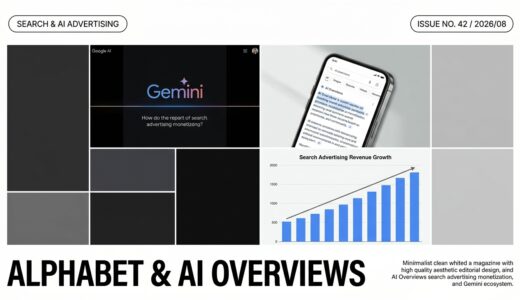 【2026/08/15】アルファベット（GOOGL）徹底分析：AI Overviewsによる検索広告収益の拡大とGemini 9.5億人経済圏