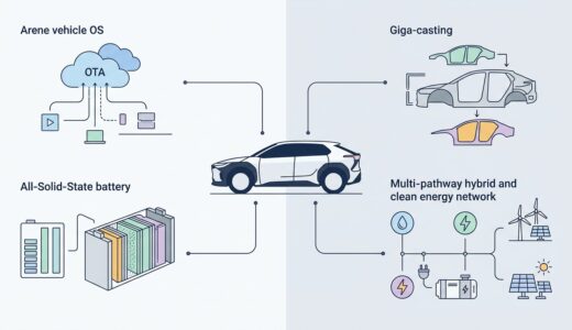【2026/08/16】トヨタ自動車（7203）のSDV大転換：車載OS「Arene」と全固体電池パイロットラインが描く次世代モビリティ覇権