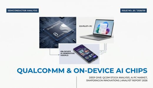 【2026/08/01】クアルコム（QCOM）徹底分析：オンデバイスAI（Snapdragon）とAI PC・スマホ市場での覇権
